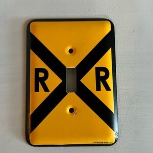 Railroad Crossings Light Switch Plate